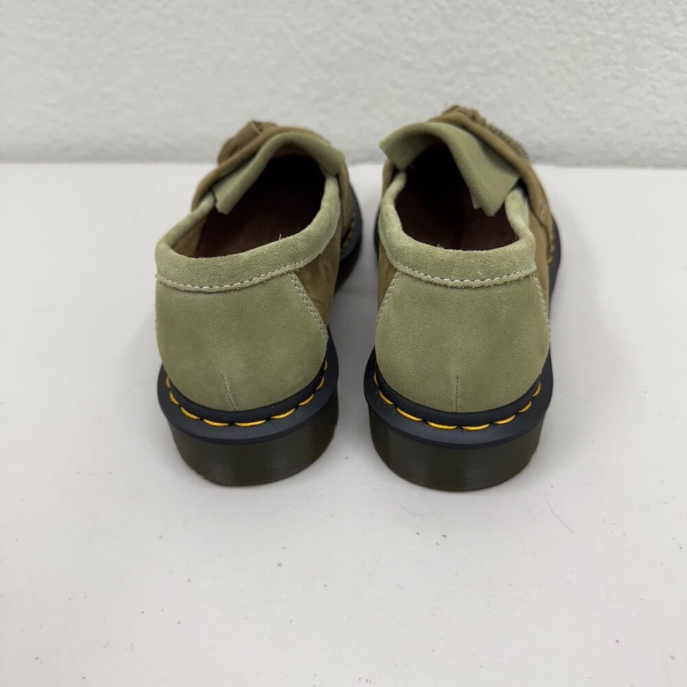 Dr Martens Adrian Green Slip On Tassel Loafers Shoes Mens size 9 Womens 10 - Picture 3 of 8